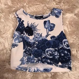 Floral crop top